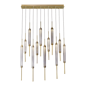 Светильник подвесной 98041 PR98041-12 brass