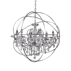 Подвесная люстра Foucault'S Orb 5014-D6 chrome