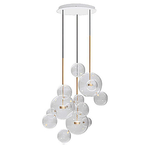 Светильник подвесной Bubbles 9214P/3R gold