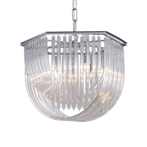 Подвесная люстра Murano Glass KR0116P-7L/A chrome