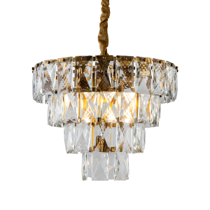 Подвесная люстра Amazone KG1113P-7 brass/clear