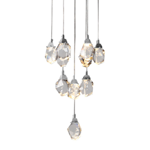 Светильник подвесной Crystal rock MD-020B-11 chrome