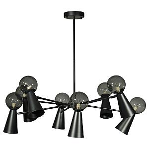 Люстра на штанге Halley 10046/8 Black