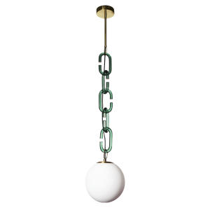 Светильник подвесной Chain 10128P Green
