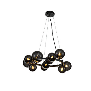 Подвесная люстра Molecola 11018/11P Black V000195