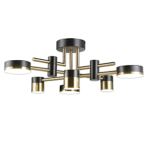 Потолочная люстра Loft Led LED LAMPS 81368 GOLD BLACK