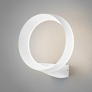 Уличный настенный светильник Ring 1710 TECHNO LED Ring белый