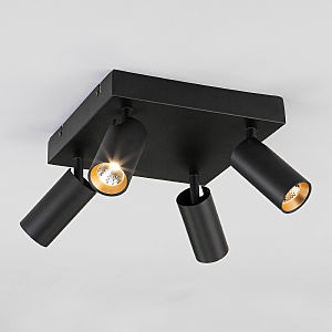 Светильник спот Fleur 20066/4 LED черный/золото