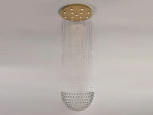 Люстра каскадная 8100 8113/300 gold NEW