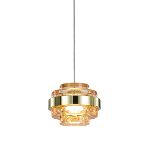 Светильник подвесной Indiana MD22030002-1A gold/champagne