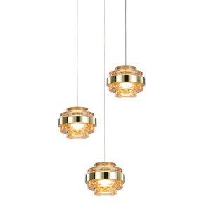 Светильник подвесной Indiana MD22030002-3A gold/champagne