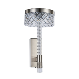 Настенное бра Diamond cut MB21020075-1A satin nickel