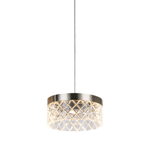 Светильник подвесной Diamond cut MD21020075-1A satin nickel