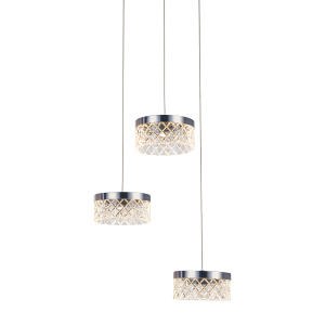 Светильник подвесной Diamond cut MD21020075-3A chrome