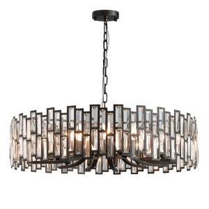 Подвесная люстра Bertola D8524P/L black/clear
