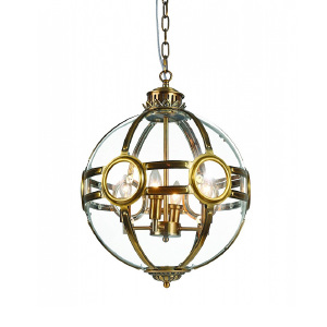 Подвесная люстра Hagerty KG0516P-4 antique brass