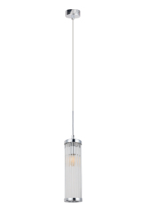 Светильник подвесной Tadeo TADEO SP1 D100 CHROME/TRANSPARENTE