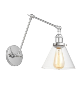 Настенное бра Lumina Deco LDW 6801-2 CHR+PR