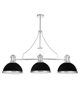 Потолочная люстра ETTORE LDP 710-3 BK+CHR