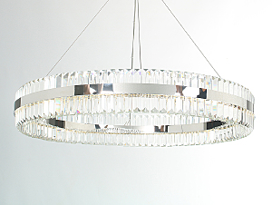 Подвесная люстра 10240 10241/80 LED nickel