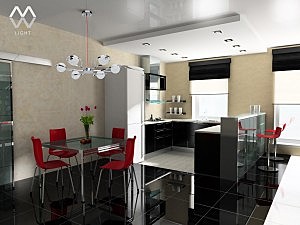 Подвесная люстра MW Light Техно 300012206