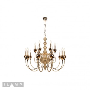 Подвесная люстра Lady 88003-10+5 GD