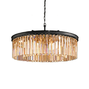 Подвесная люстра 1920s Odeon 9513P/600R black/amber