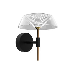 Настенное бра MD21001018 MB21001018-1A black/gold