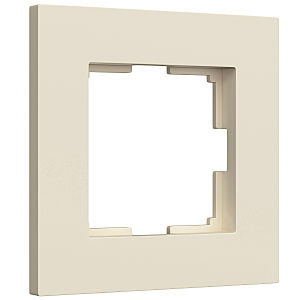 Рамка Werkel W0012962/ Рамка на 1 пост Slab (айвори матовый)