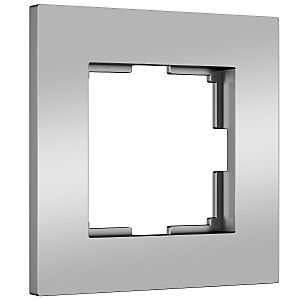 Рамка Werkel W0012965/ Рамка на 1 пост Slab (серебро матовый)