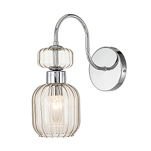 Настенное бра Gloss 1141/1A Chrome/Beige