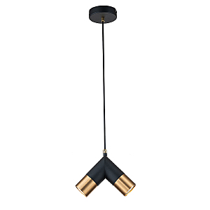 Светильник подвесной Doppio V000451 11036/2P Black