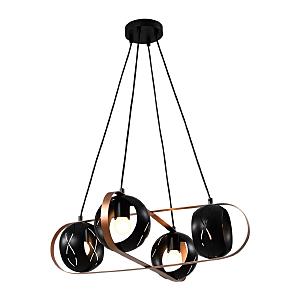 Подвесная люстра Rolf MD.21744-4-P-BK+CP