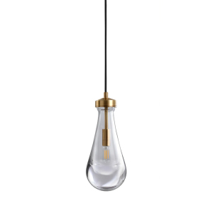 Светильник подвесной Raindrop MT9093-1H brushed gold