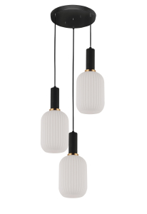 Светильник подвесной Rico LDP 1218-3 WT+BK