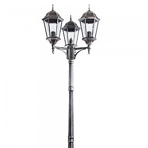 Столб фонарный уличный Arte Lamp GENOVA A1207PA-3BS
