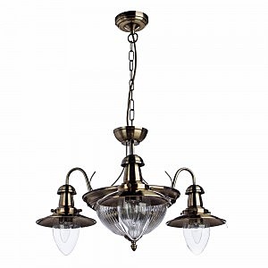 Подвесная люстра Arte Lamp FISHERMAN A5518LM-2-3AB