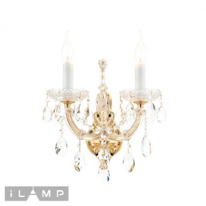 Настенное бра Diamond W6071-2 CG+CL
