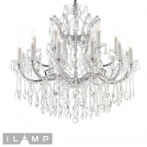 Подвесная люстра Diamond 6071-18 CR+CL