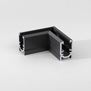 Коннекторы Mini Magnetic Mini Magnetic Коннектор угловой для накладного шинопровода (черный) 85179/00