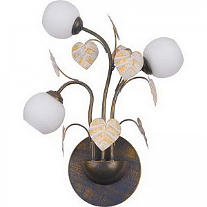 Настенное бра Arte Lamp FLORA A3539AP-3BG