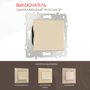 Выключатель Am-203 203.32-1.shampan