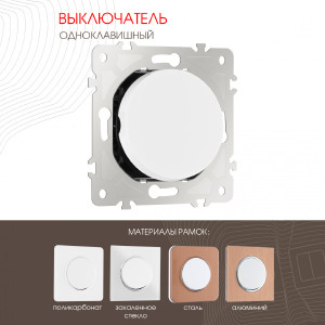 Выключатель Am-202 202.30-1.white