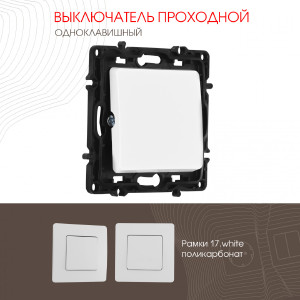 Выключатель Am-217 217.32-1.white