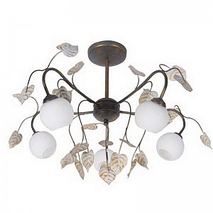 Потолочная люстра Arte Lamp FLORA A3539PL-5BG