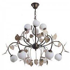 Подвесная люстра Arte Lamp FLORA A3539LM-10BG