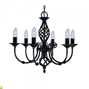 Подвесная люстра Arte Lamp ZANZIBAR A8392LM-6BK