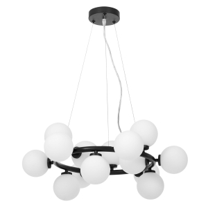 Подвесная люстра Lumina Deco LDP 6033-15 BK