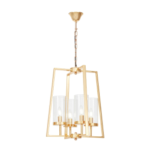 Подвесная люстра Lumina Deco LDP 1247-4 F.GD