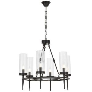 Подвесная люстра Moratti LDP 8022-6 BK+PR